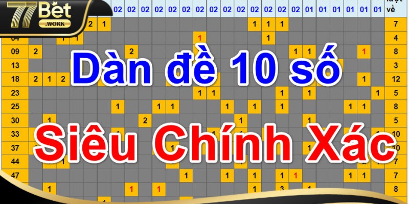 Bật mí dàn de bất bại 10 số từ cao thủ 77Bet