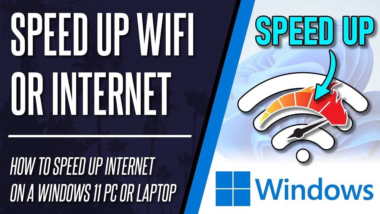 How to Speed up WiFi/Internet on Windows 11 PC (BOOST WIFI SPEED)