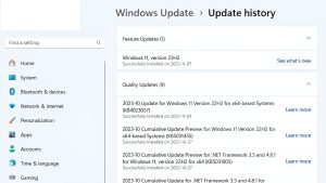 Window Live Updates